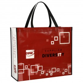Promotional Custom Full-Color Laminated Non-Woven Promotional Tote Bag 20"x17"x8"  Promotional Custom Full-Color Laminated Non-Woven Promotional Tote Bag 20"x17"x8"