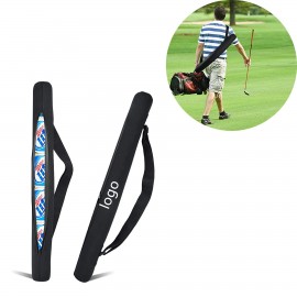 Logo Branded Six Can Cooler Beer Sleeve for Golf Bag