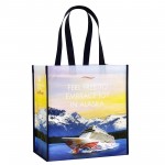 Personalized Custom Laminated Promotional Tote Bag 12"x13"x8"
