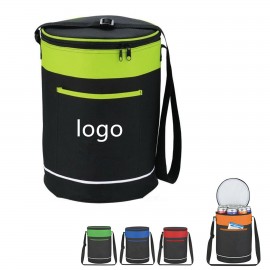 Personalized Round Insulated Cooler Bag