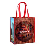Custom 120g Laminated Non-Woven PP Tote Bag 12.5"x13.5"x8" with Logo