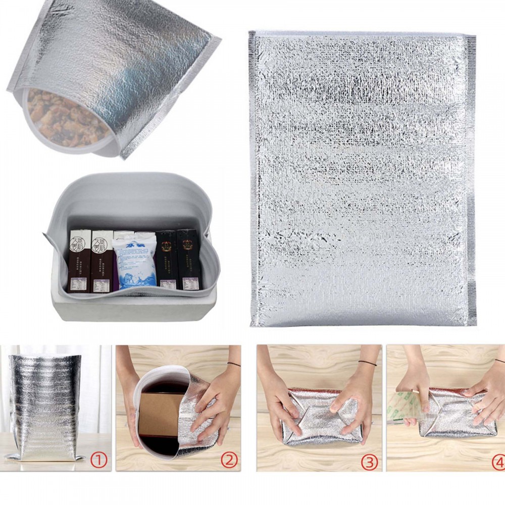 Disposable Insulated Aluminum Thermal Takeaway Bag Disposable Insulated Aluminum Thermal Takeaway Bag