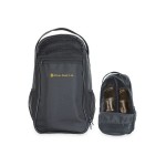 Leatherette Utility Travel Shoe Bag with Logo