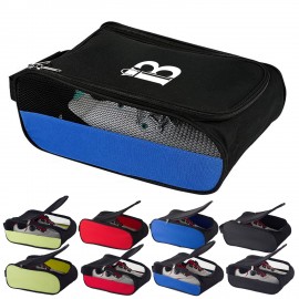 Zippered Golf Shoe Bag with Logo
