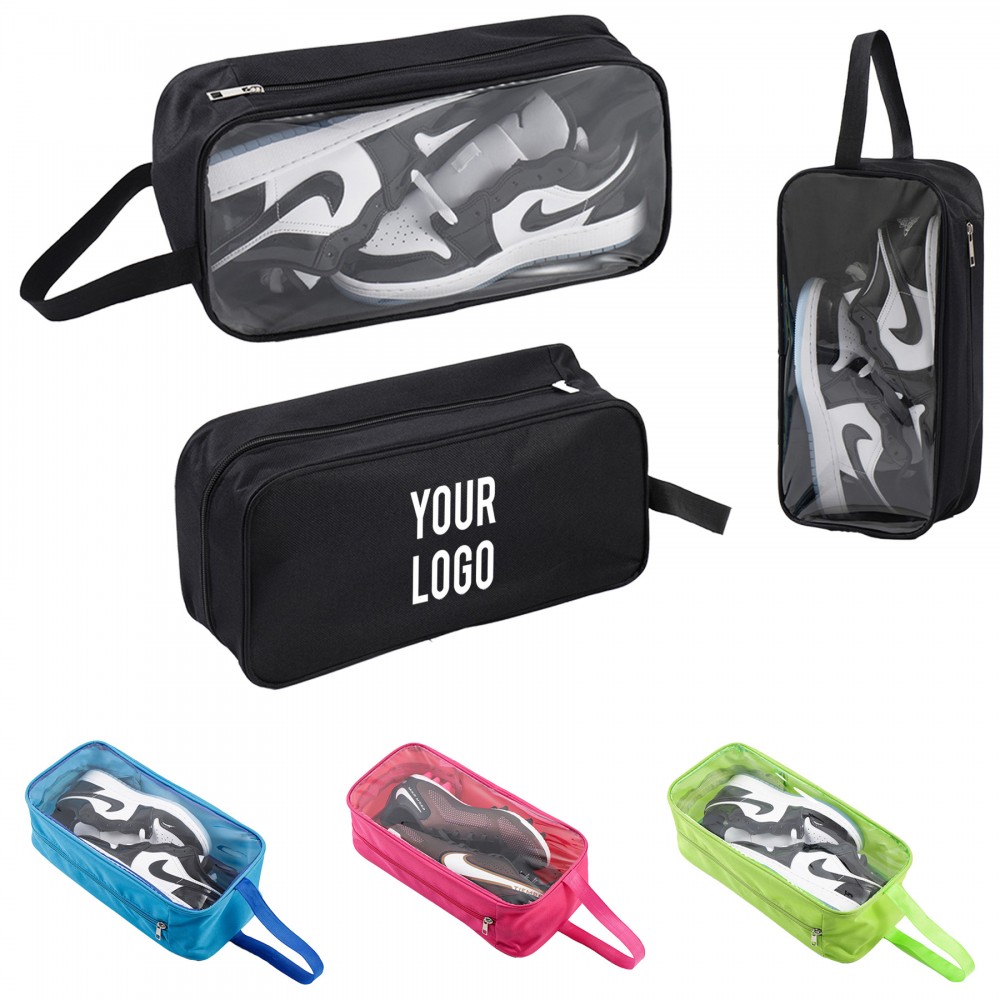 Clear Travel Shoes Storage Bag with Logo Clear Travel Shoes Storage Bag with Logo