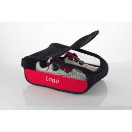 Promotional Golf Shoe Bag Zippered Shoe Carrier Bags Sport Shoes Pouch
