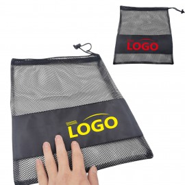 Personalized Portable Nylon Storage Mesh Drawstring Bag  Personalized Portable Nylon Storage Mesh Drawstring Bag