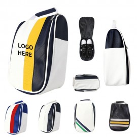 Waterproof PU Golf Shoe Bag with Logo