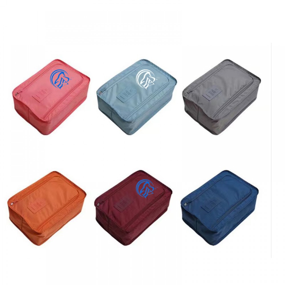 Portable Folding Polyester Shoe Bags with Logo
