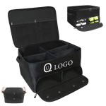 Waterproof Double Layer Golf Shoe Bag with Logo