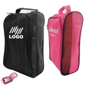 Portable Gym Golf Shoe Bags With Zipper Closure with Logo