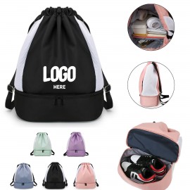 Dry And Wet Separation Sport Backpack with Logo