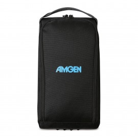 Logo Branded Golf Links Shoe Bag - Black