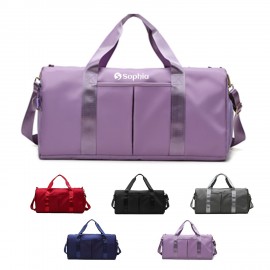 Waterproof Duffel Travel Gym Bag with Logo