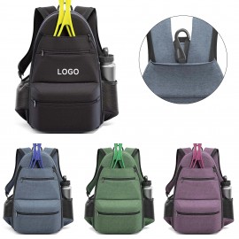 Logo Branded Tennis Backpack