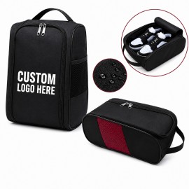 Golf Shoe Bag 600D Polyester Handle with Logo
