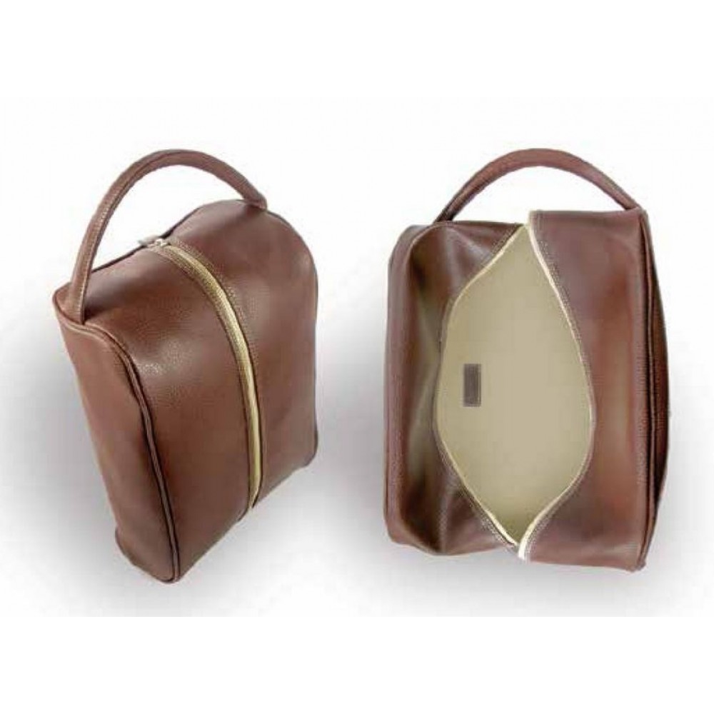 Customized Eagle Golf Shoe Bag-HD Weave Milan(Vegan)