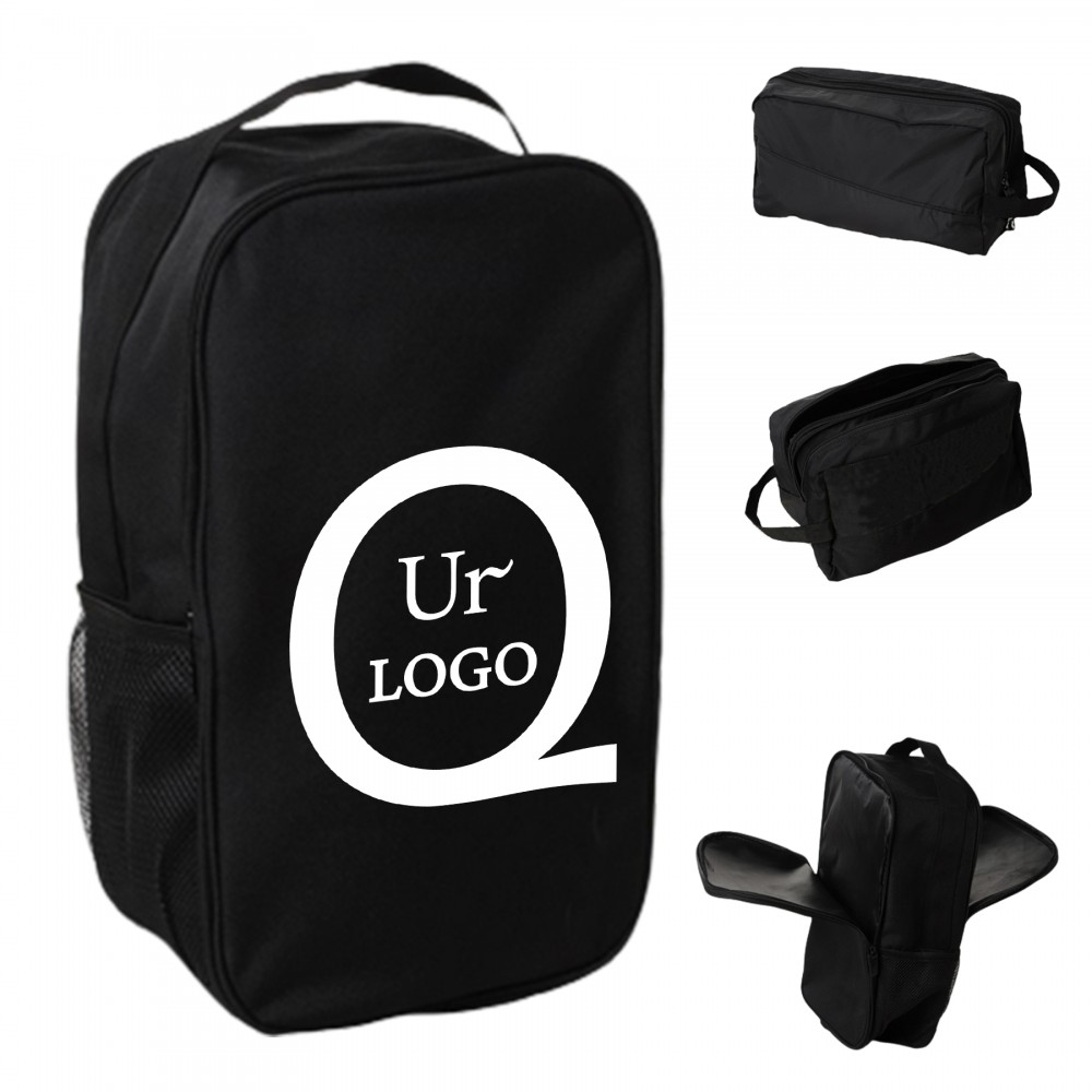 8.66 X 4.92 X 13.97 Inch Polyester Golf Sports Shoe Bag with Logo 8.66 X 4.92 X 13.97 Inch Polyester Golf Sports Shoe Bag with Logo