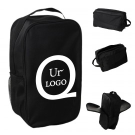 Custom 8.66 X 4.92 X 13.97 Inch Polyester Golf Sports Shoe Bag  Custom 8.66 X 4.92 X 13.97 Inch Polyester Golf Sports Shoe Bag