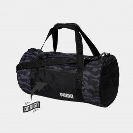 PUMA Camo Golf Barrel Duffel Bag with Logo