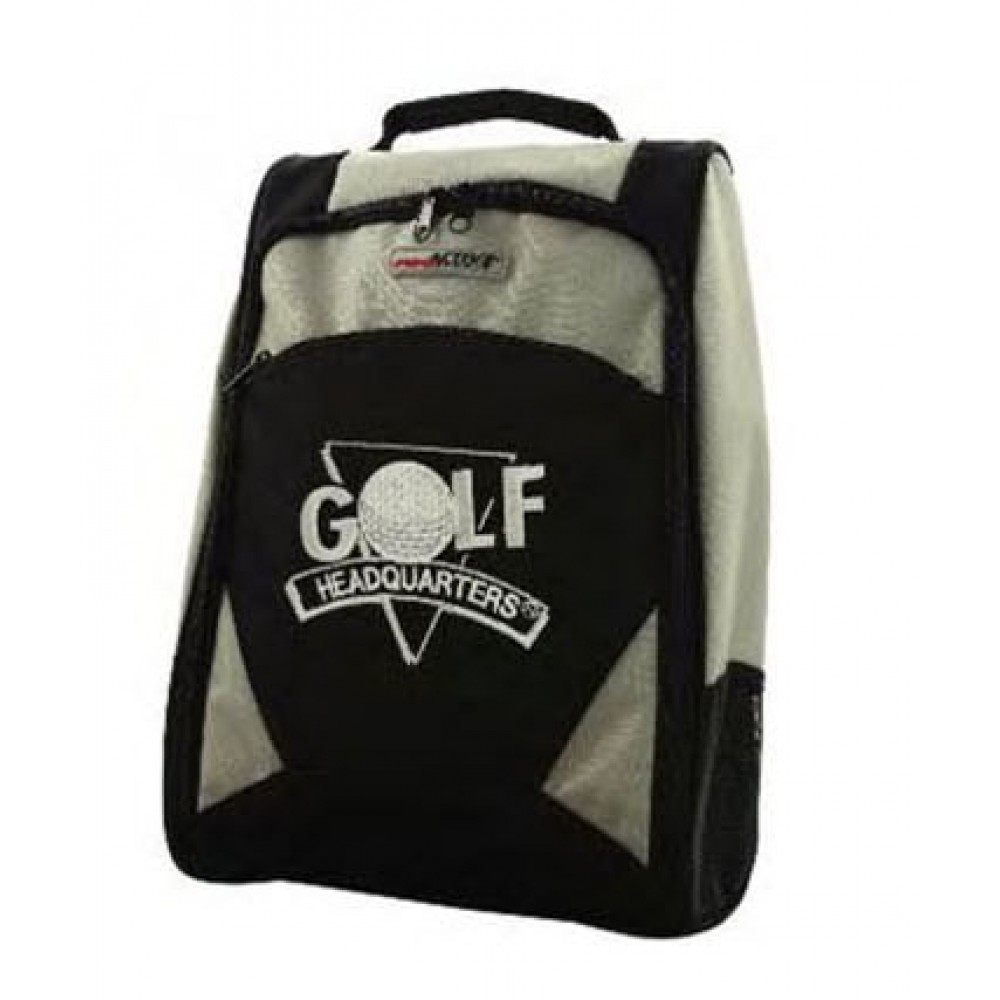 Custom Supreme Dual Composite Shoe Bag w/ Rubberized Mesh Sides - Embroidered