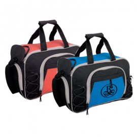 18" Deluxe Sports Duffle W/ Shoe Compartment with Logo  18" Deluxe Sports Duffle W/ Shoe Compartment with Logo