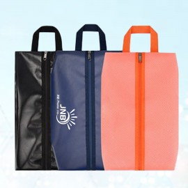 Logo Branded Portable Nylon Travel Shoe Bags for Organized Packing  Logo Branded Portable Nylon Travel Shoe Bags for Organized Packing