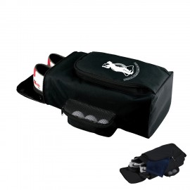 Logo Branded Golf Shoe Bag with Tees Ball Side Organizers