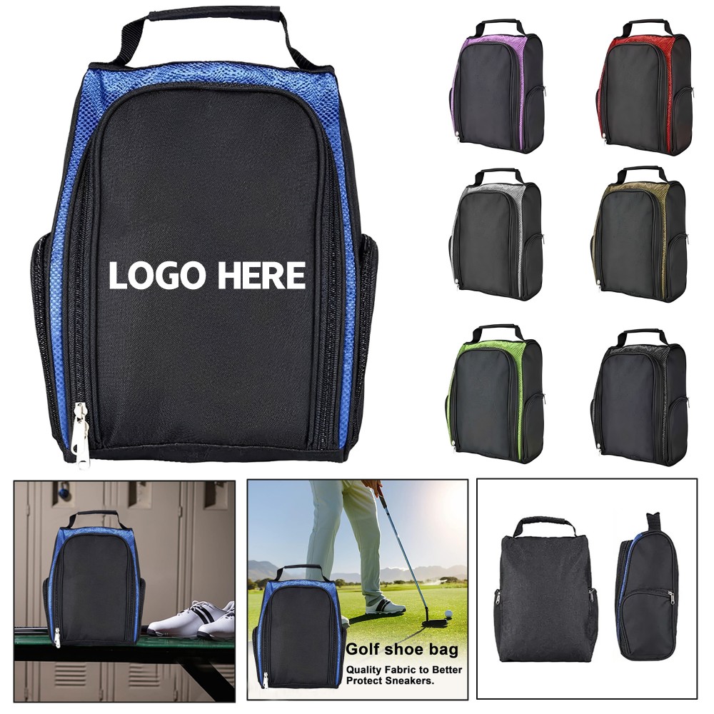 Golf Shoe Travel Bag with Pockets with Logo