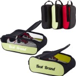 Portable Golf Shoe Storage Bag With Handle with Logo