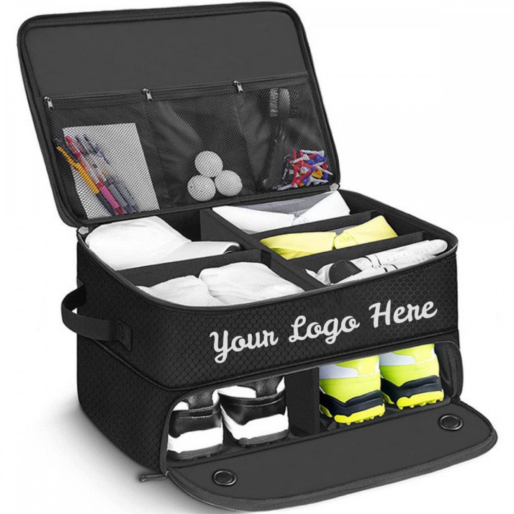 Customized 2-Layer Golf Trunk Organizer Customized 2-Layer Golf Trunk Organizer