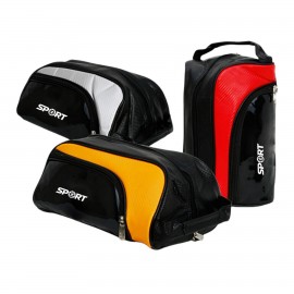 Golf Shoe Bag with Side Pockets with Logo