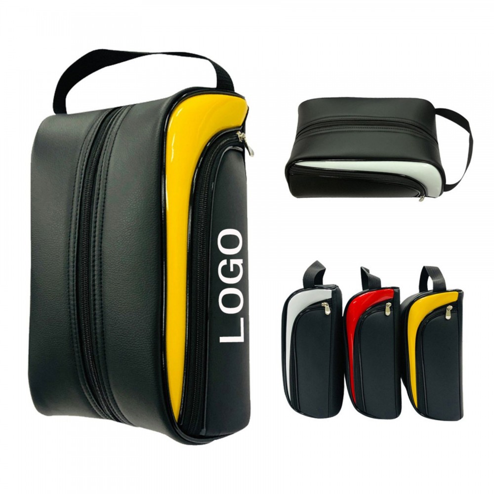 Custom Waterproof Leather Golf Shoe Bag