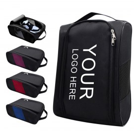 Golf Shoe Bag Waterproof Nylon with Logo