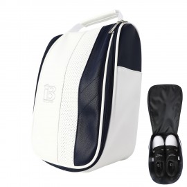 PU Golf Shoe Bag with Logo  PU Golf Shoe Bag with Logo