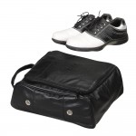 Leather Golf Shoe Bag with Logo