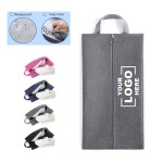 Customized Outdoor Zippered Travel Portable Shoes Storage Bags