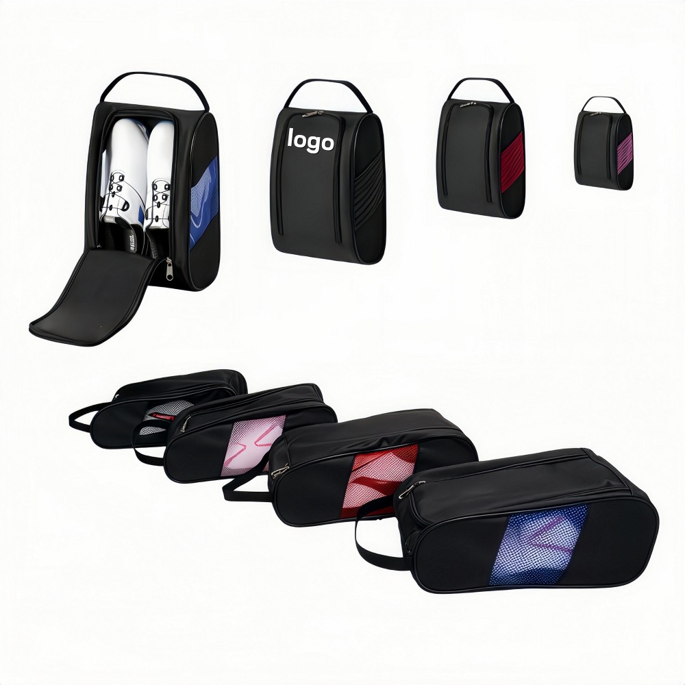 Polyester Shoe Bag With Mesh Ventilation with Logo