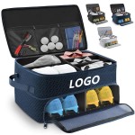 Golf Trunk Organizer with Shoe Compartment and Multi Pockets with Logo
