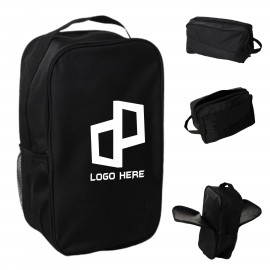 8.66 X 4.92 X 13.97" Polyester Golf Sports Shoe Bag with Logo