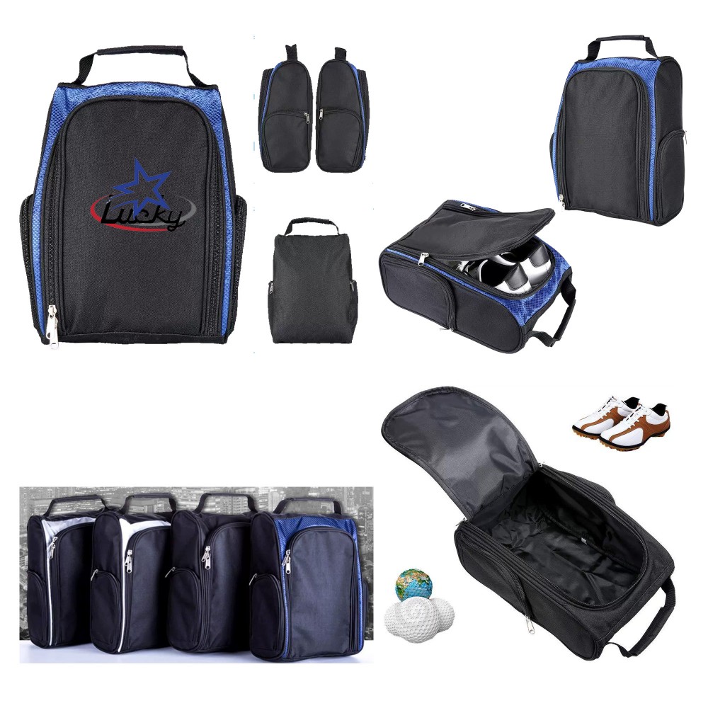 Logo Branded Golf Shoe Bag Logo Branded Golf Shoe Bag