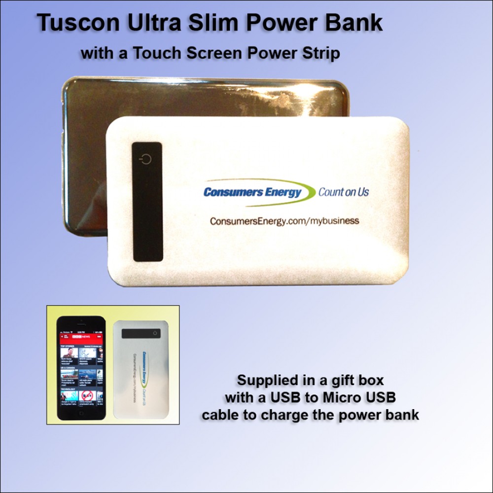 Tuscon Power Bank 5000 mAh with Logo