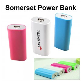 Logo Branded Somerset Power Bank 5600 mAh  Logo Branded Somerset Power Bank 5600 mAh