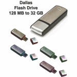 Dallas Flash Drive - 8 GB Memory with Logo