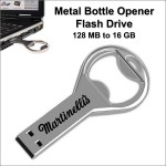 Bottle Opener Flash Drive - 16 GB Memory with Logo