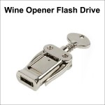 Wine Opener Flash Drive 4 GB with Logo