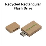 Recycled Rectangular Flash Drive - 32 GB with Logo