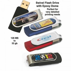 Swivel Epoxy Flash Drive - 16 GB Memory with Logo