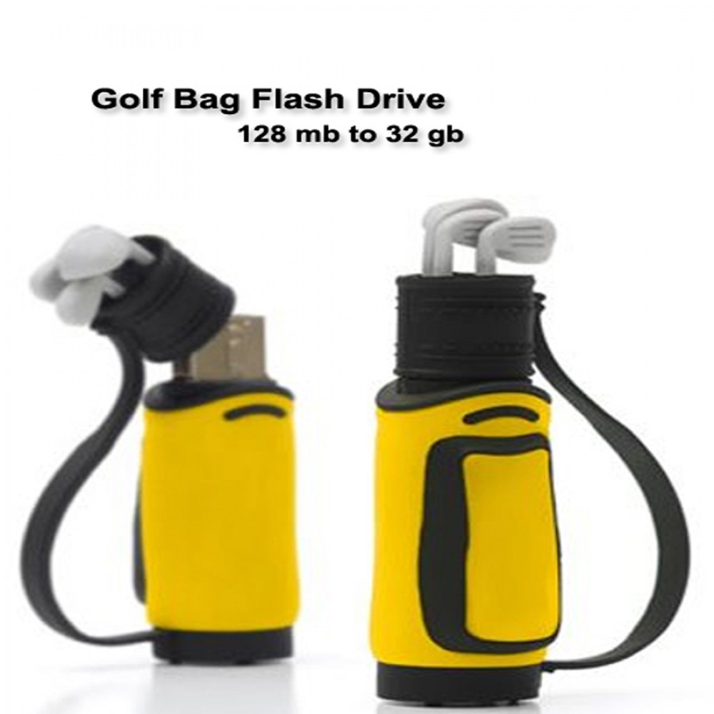 Personalized Golf Bag Flash Drive - 8 GB Memory
