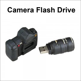 Personalized Camera Flash Drive - 16 GB Memory